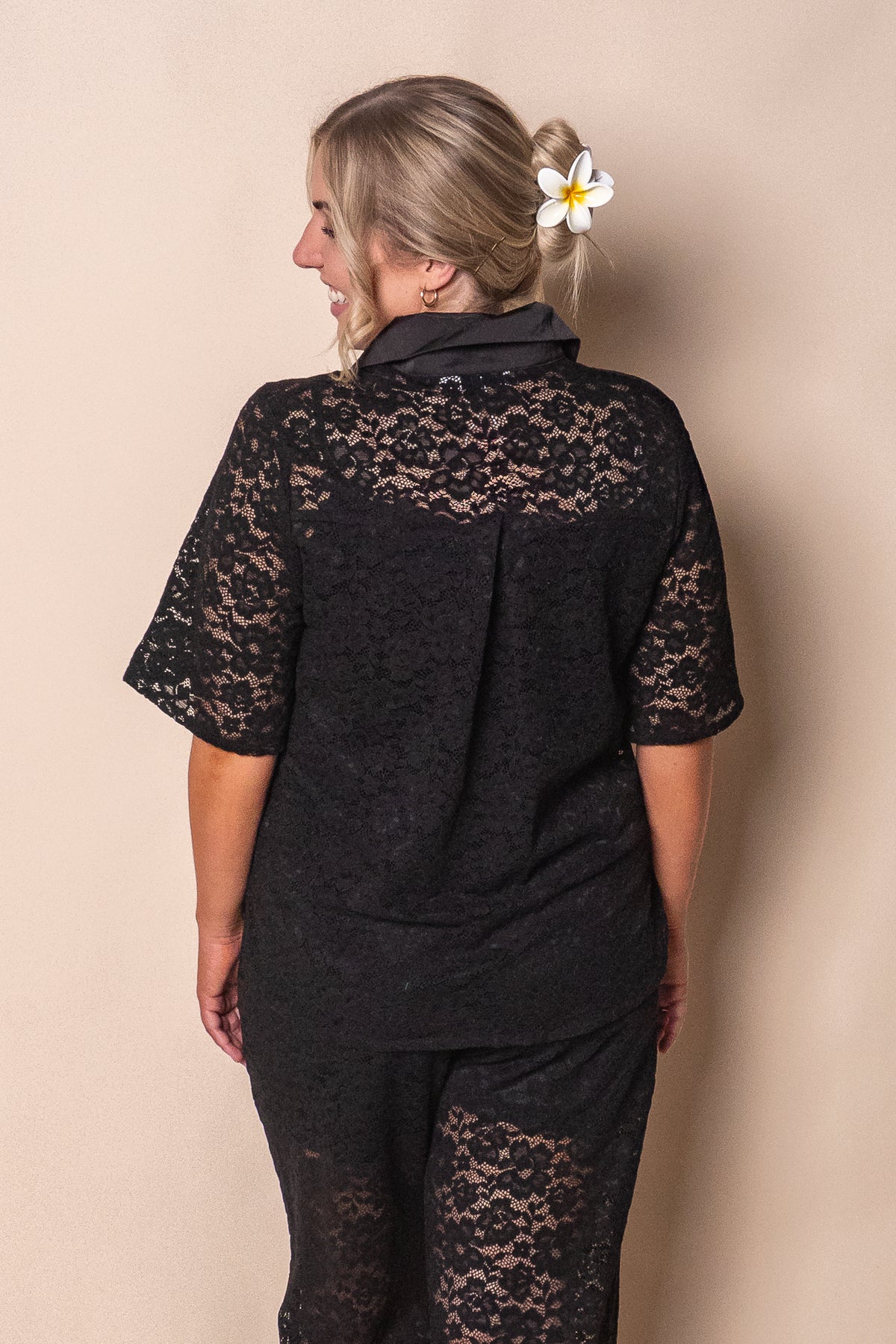 Dallas Lace Top in Black