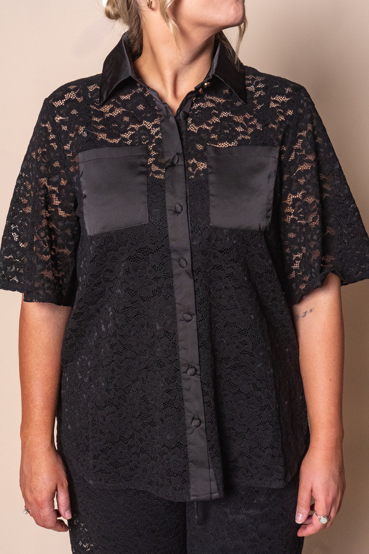 Dallas Lace Top in Black