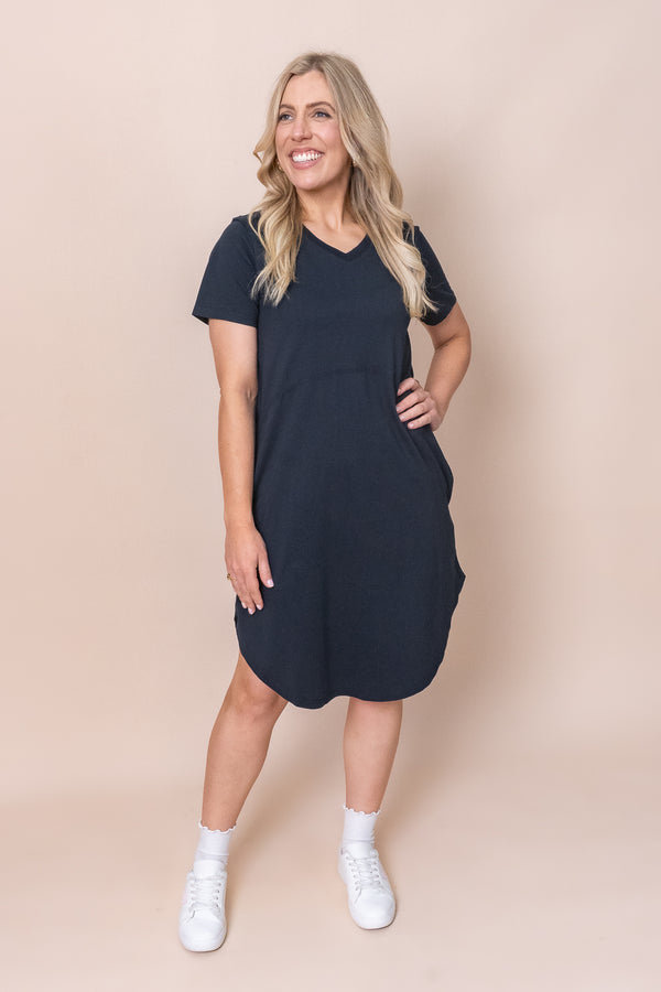 Rhoda Vee Dress in Dark Sapphire - Foxwood