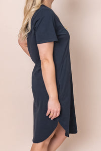 Rhoda Vee Dress in Dark Sapphire - Foxwood