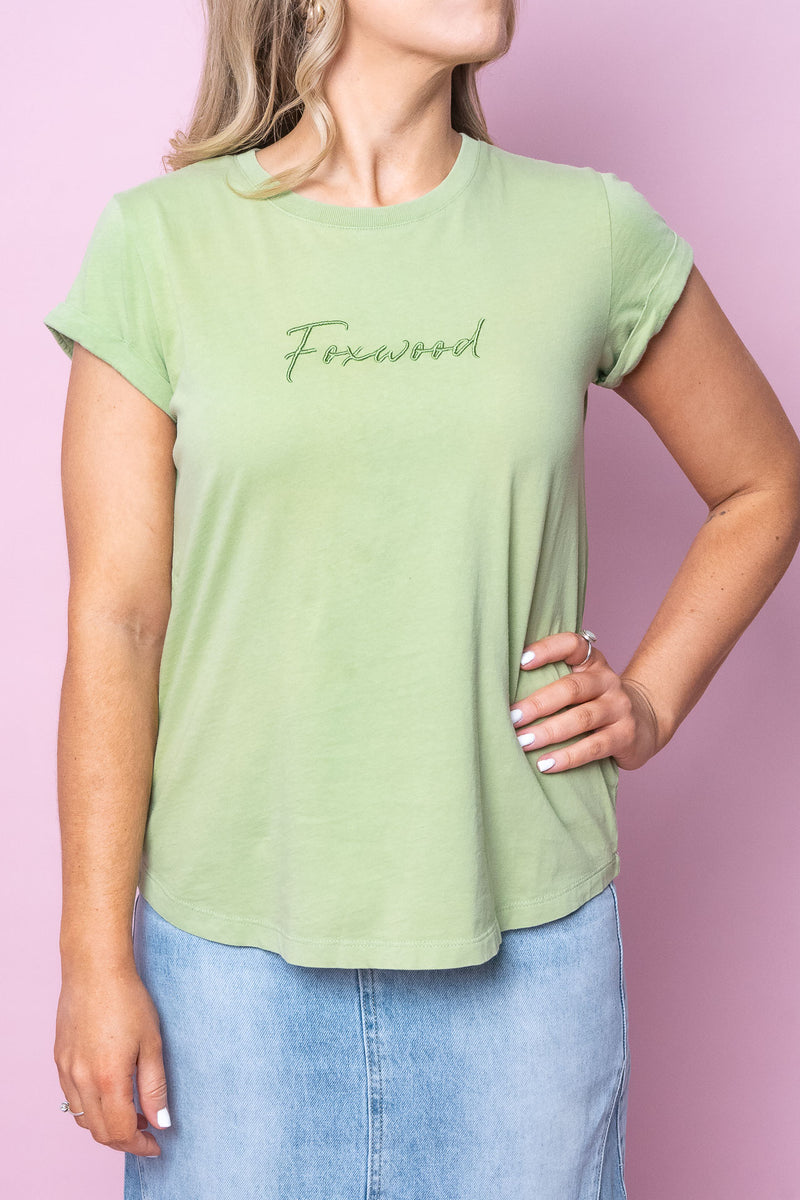 Signature Tee in Moss Green - Foxwood