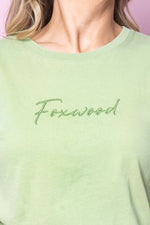 Signature Tee in Moss Green - Foxwood