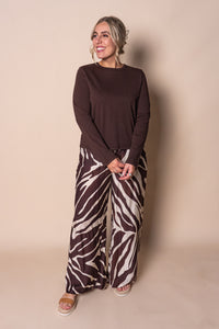 Regular L/S Tee in Chocolate - Silent Theory