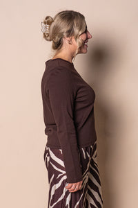 Regular L/S Tee in Chocolate - Silent Theory