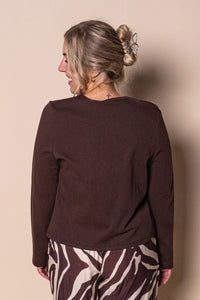 Regular L/S Tee in Chocolate - Silent Theory