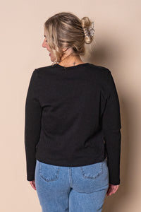 Regular L/S Tee in Black - Silent Theory