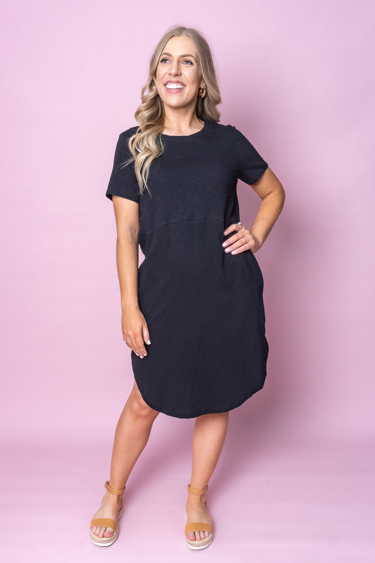 Bay Dress in Black - Foxwood