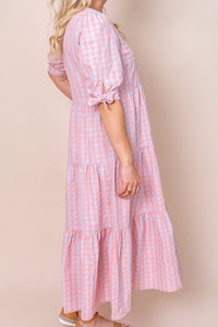 Romy Dress in Pastel Pink