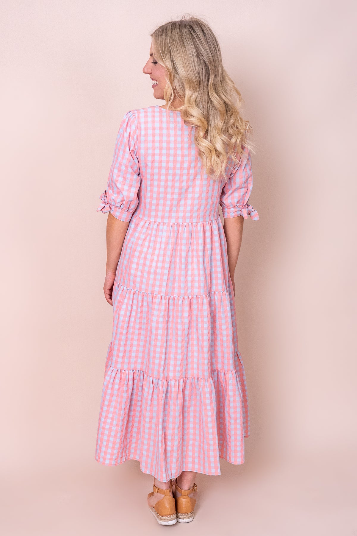 Romy Dress in Pastel Pink