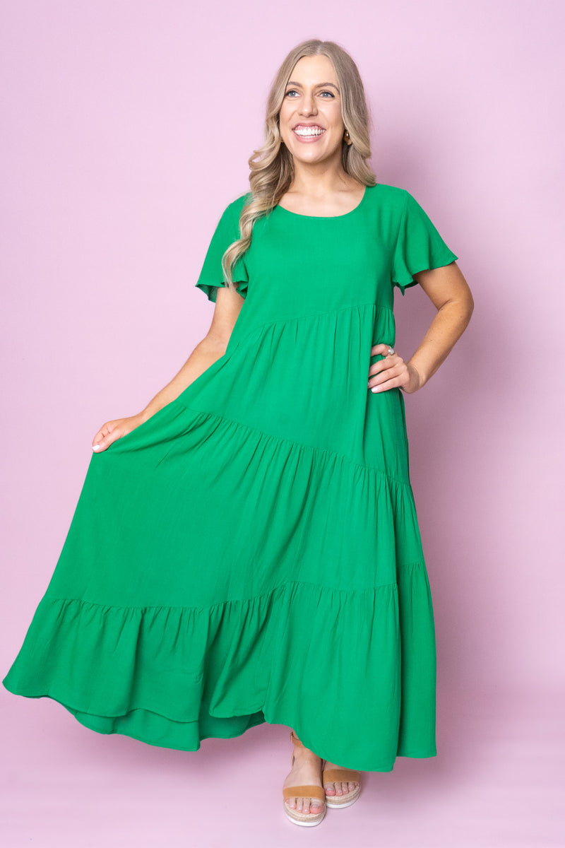Chloe Dress in Green