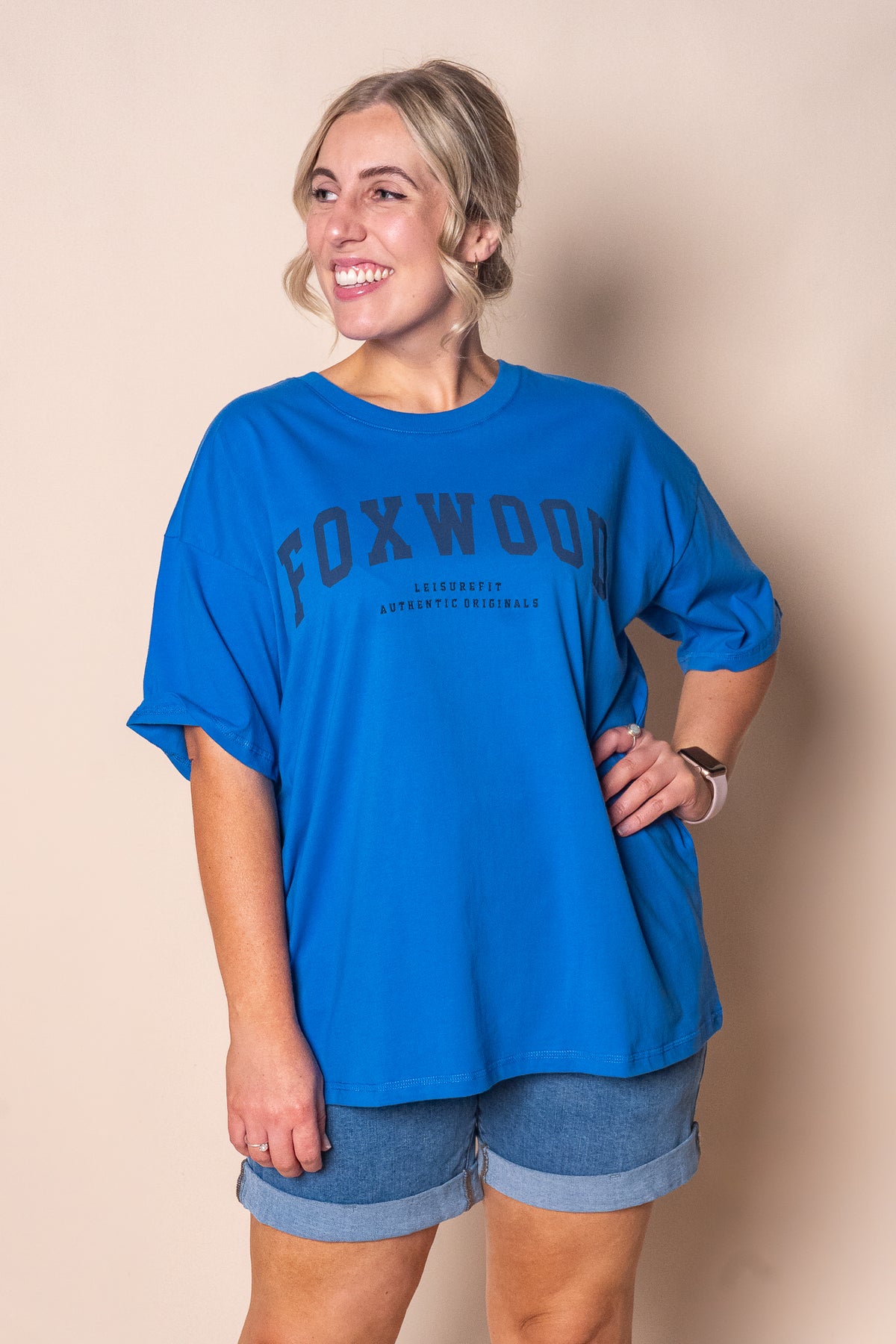 Interval Tee in Blue/Navy - Foxwood