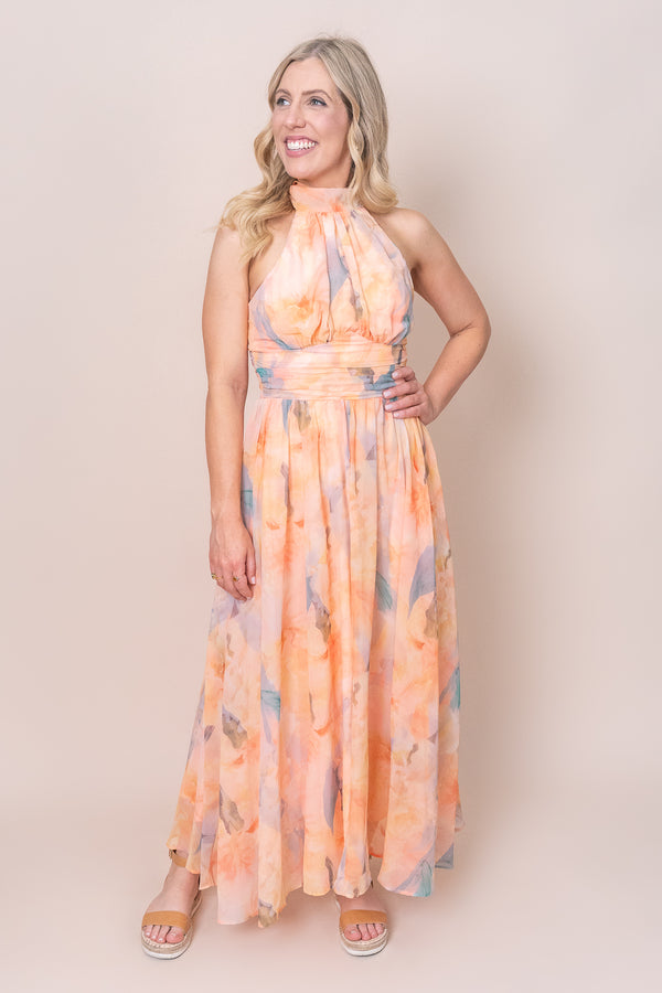 Colette Dress in Apricot