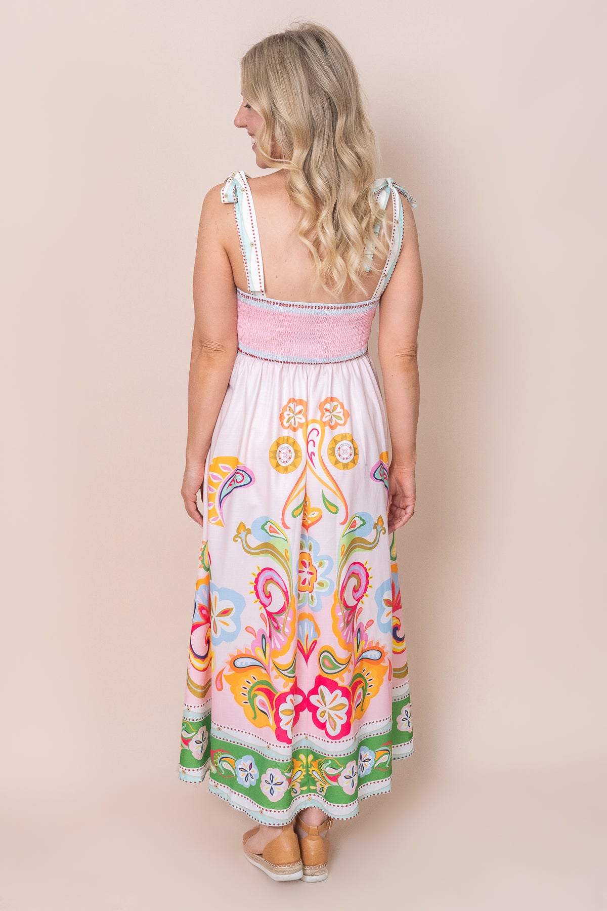 Lainey Dress in Blush