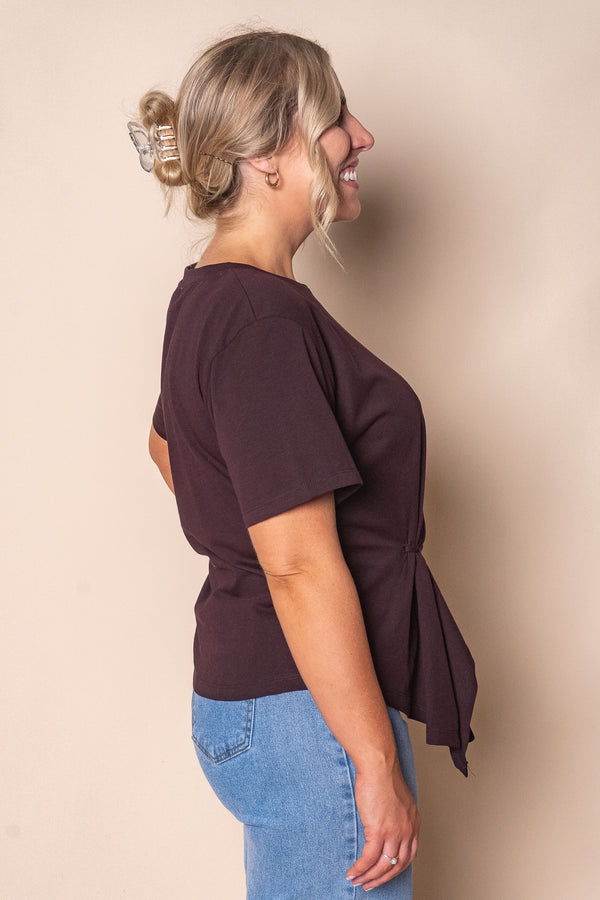 Greta Top in Dark Chocolate