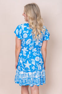 Sybil Dress in Sky Blue