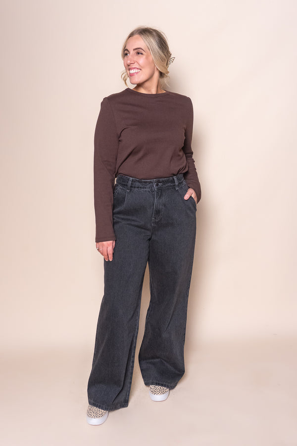 Stevie Denim Jeans in Coal - Foxwood