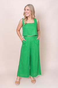 Lydia Pants in Bright Green