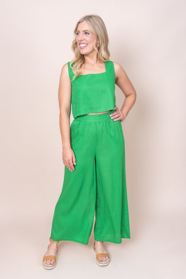 Rue Top in Bright Green