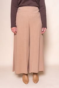Gisele Wide-Legged Pants in Mocha