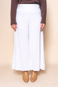 Gisele Wide-Legged Pants in White