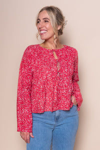 Rhea L/S Top in Print - All About Eve