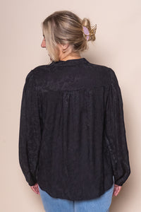 Vixen Paisley Top in Black