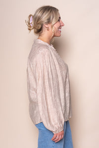 Vixen Paisley Top in Latte
