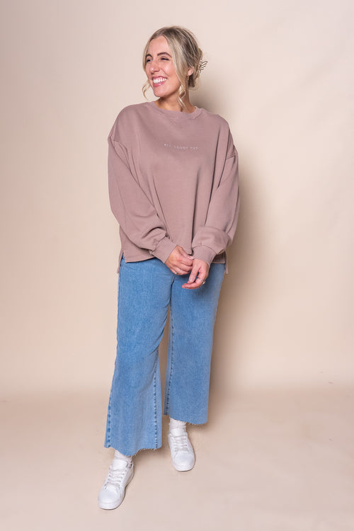 AAE Washed Box Crew in Fawn