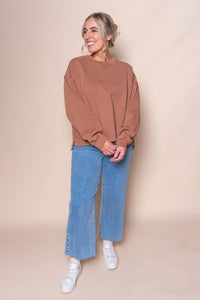 AAE Washed Box Crew in Cinnamon