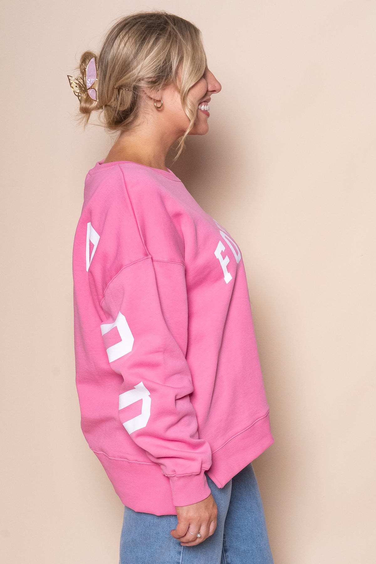 Interval Crew in Bubblegum Pink/White - Foxwood