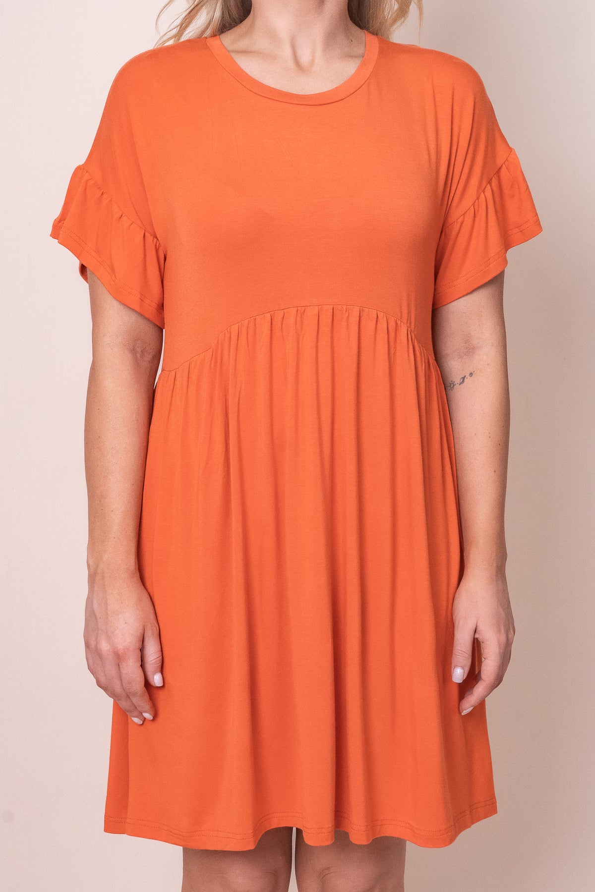 Didi Dress in Burnt Orange