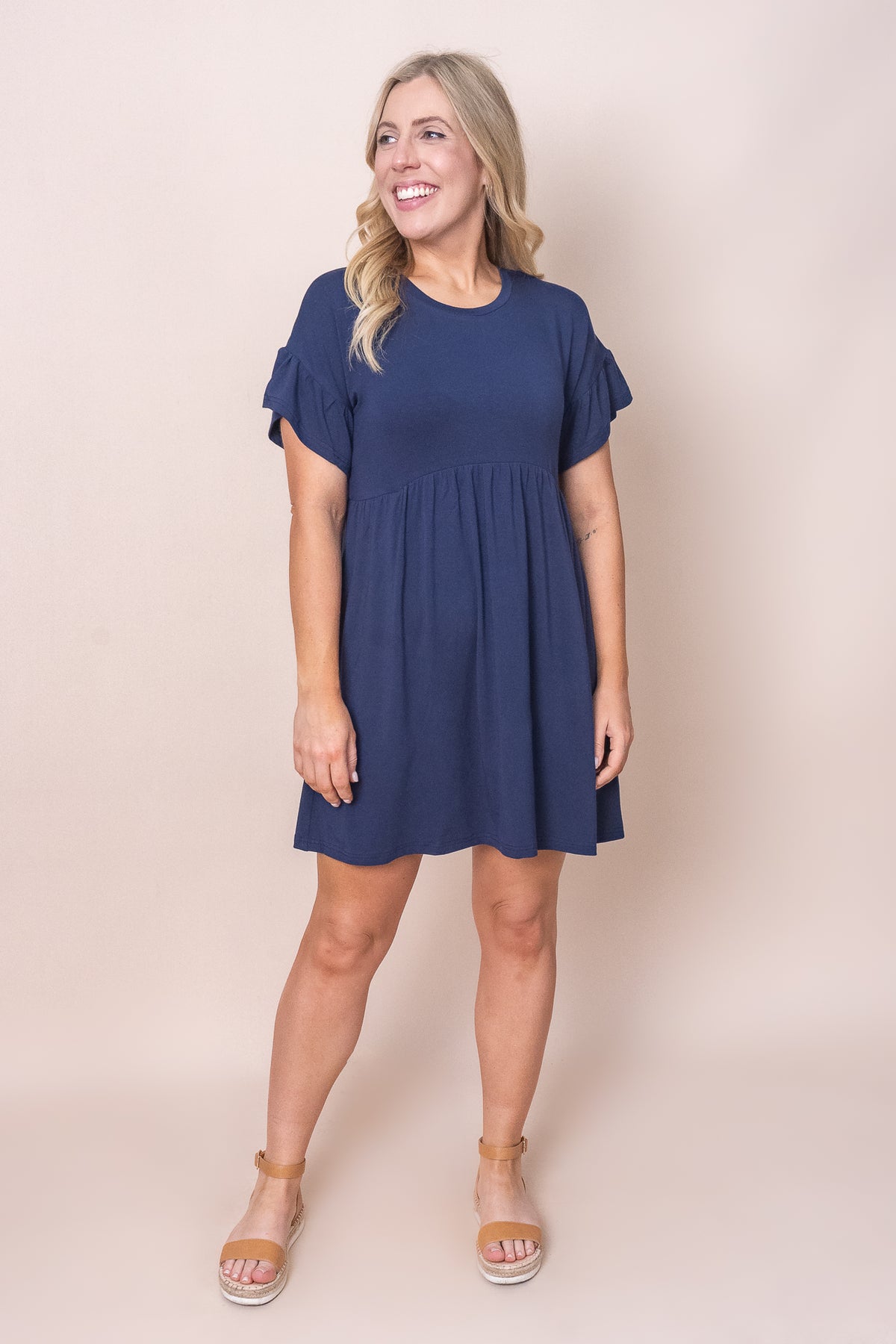 Didi Dress in Navy