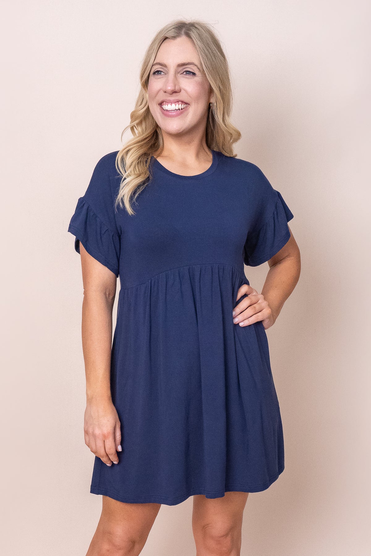 Didi Dress in Navy