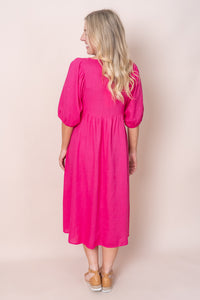 Emery Dress in Fuchsia