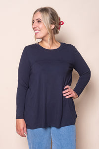 June L/S Top in Navy