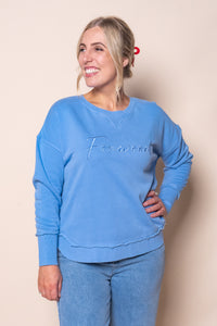 Signature Crew in Azurine Blue - Foxwood