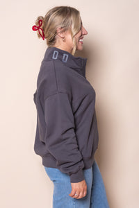 College Zip Crew in Charcoal - Foxwood