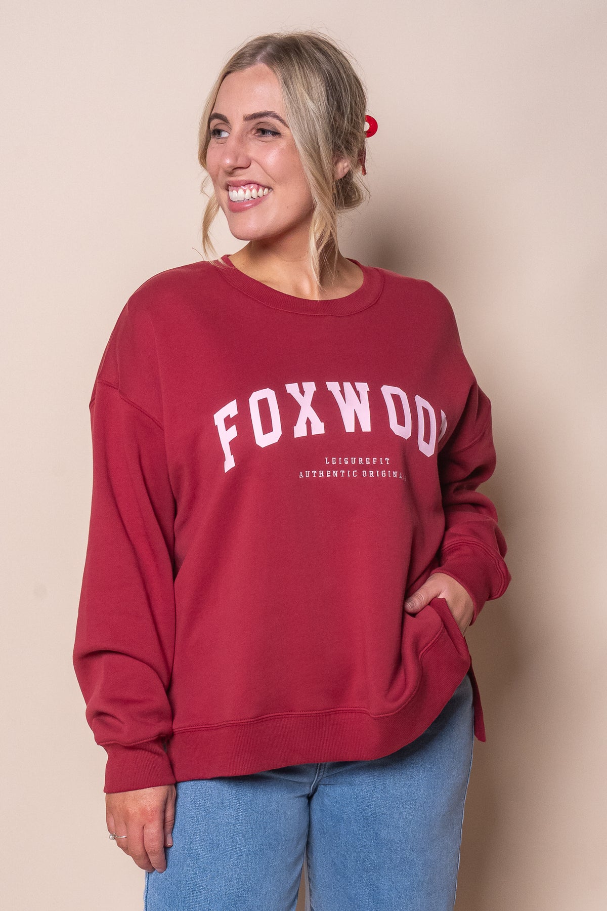 Interval Crew in Rust/Light Pink - Foxwood