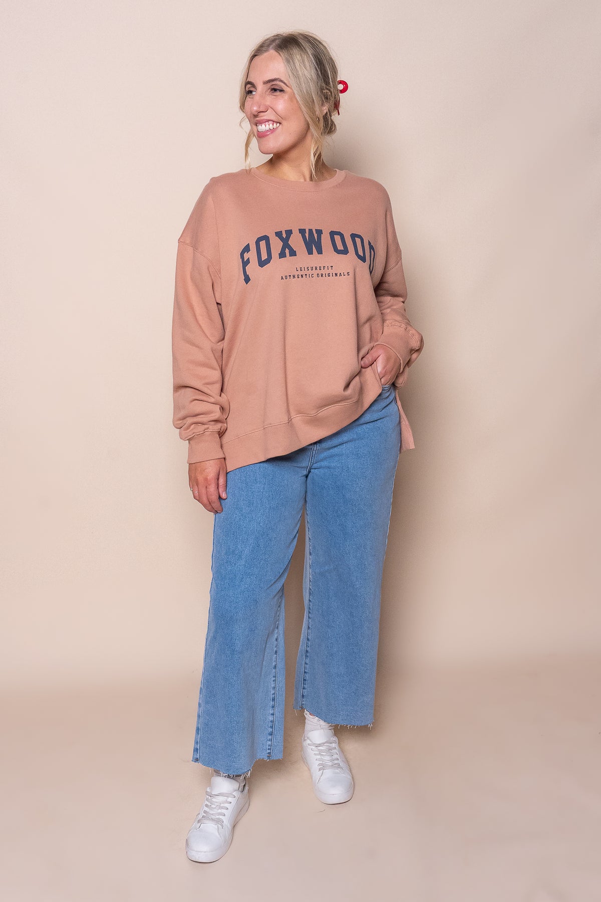 Interval Crew in Tan/Dark Grey - Foxwood