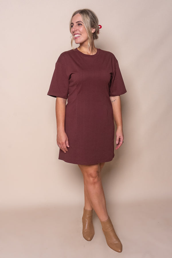 Soho Tee Mini Dress in Cherry - Silent Theory