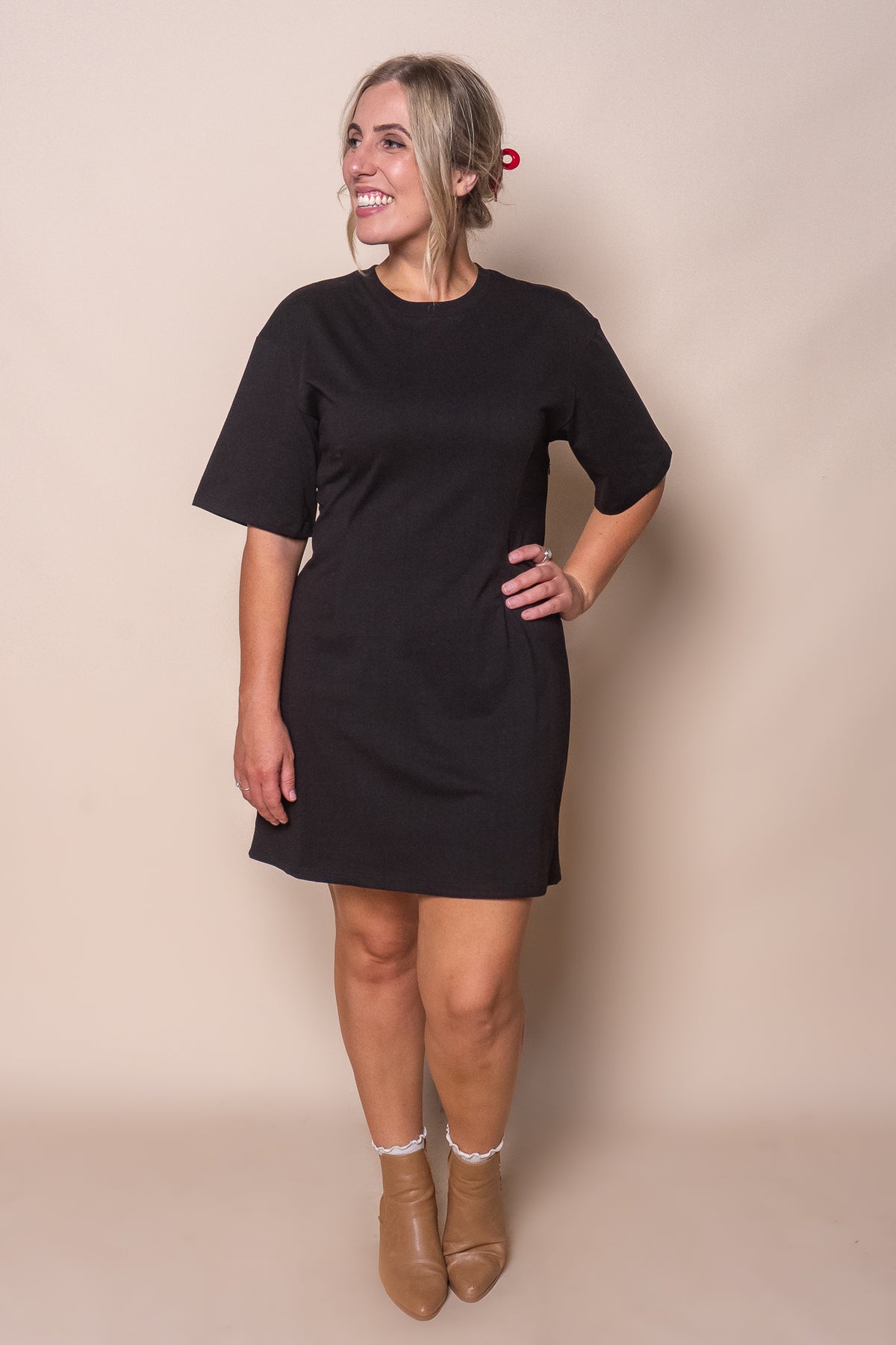 Soho Tee Mini Dress in Black - Silent Theory