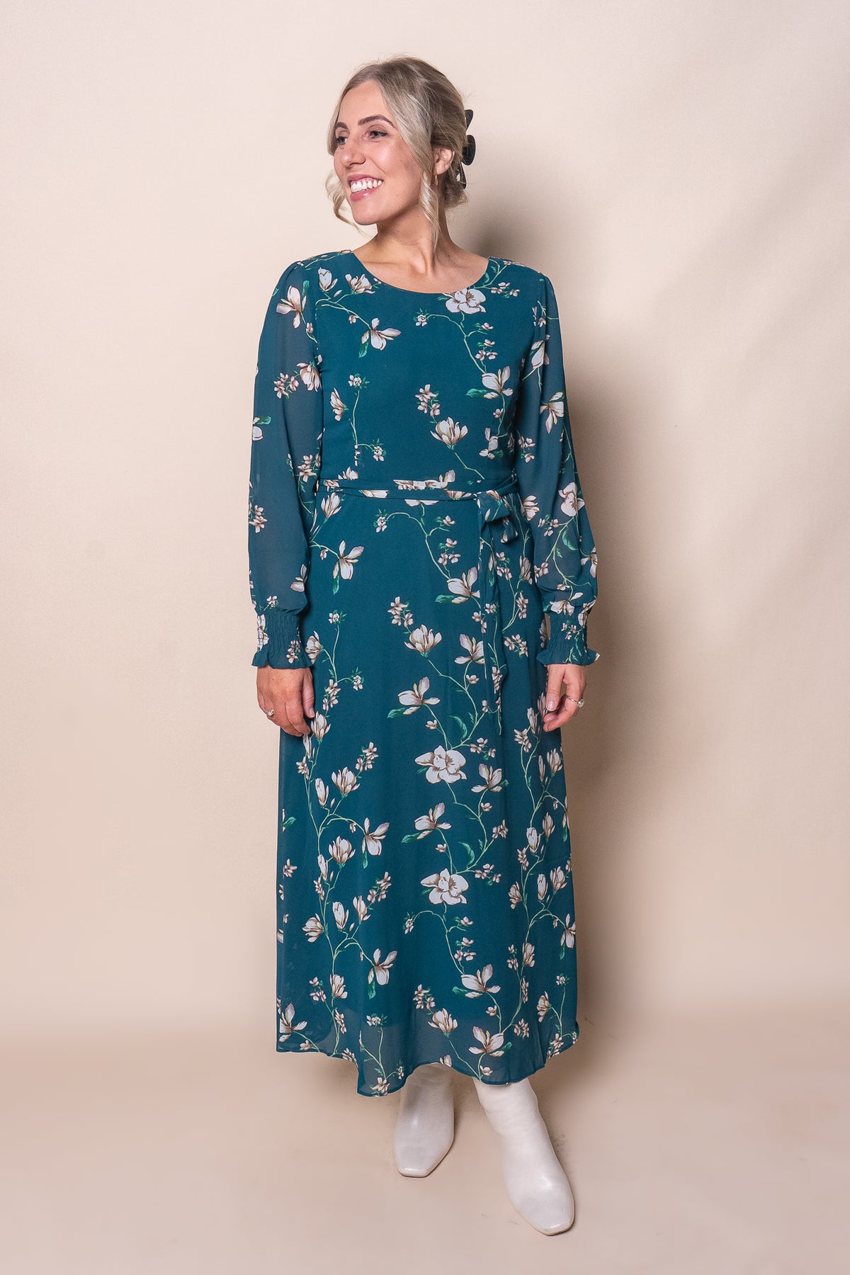 Della Maxi Dress in Emerald