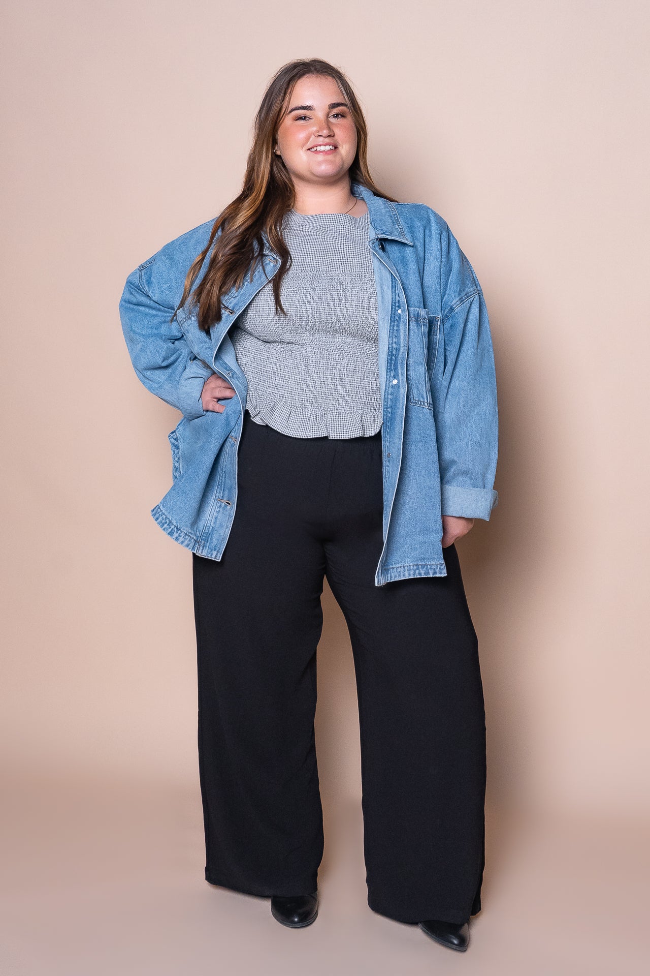 Dale Shacket in Light Blue - All About Eve – Always Alice