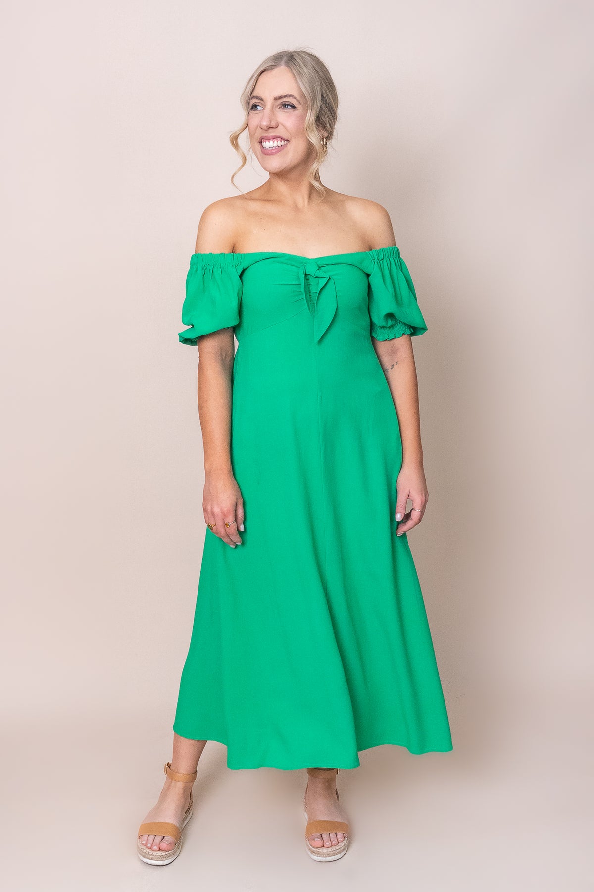 Sienna Dress in Green