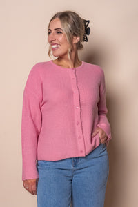Murphy Knit Cardi in Sea Pink - Foxwood