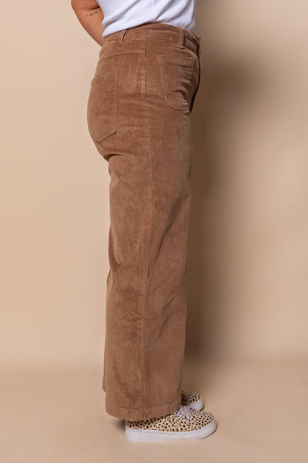 Henrietta Cord Pants in Toasted Coconut - Foxwood