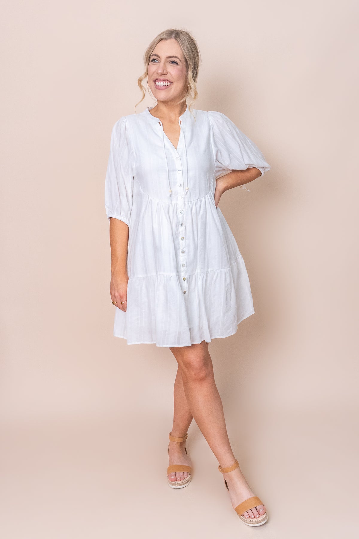 Mirabel Dress in White