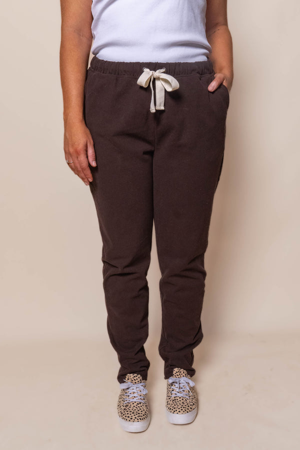 Monday Pants in Coffee - Foxwood