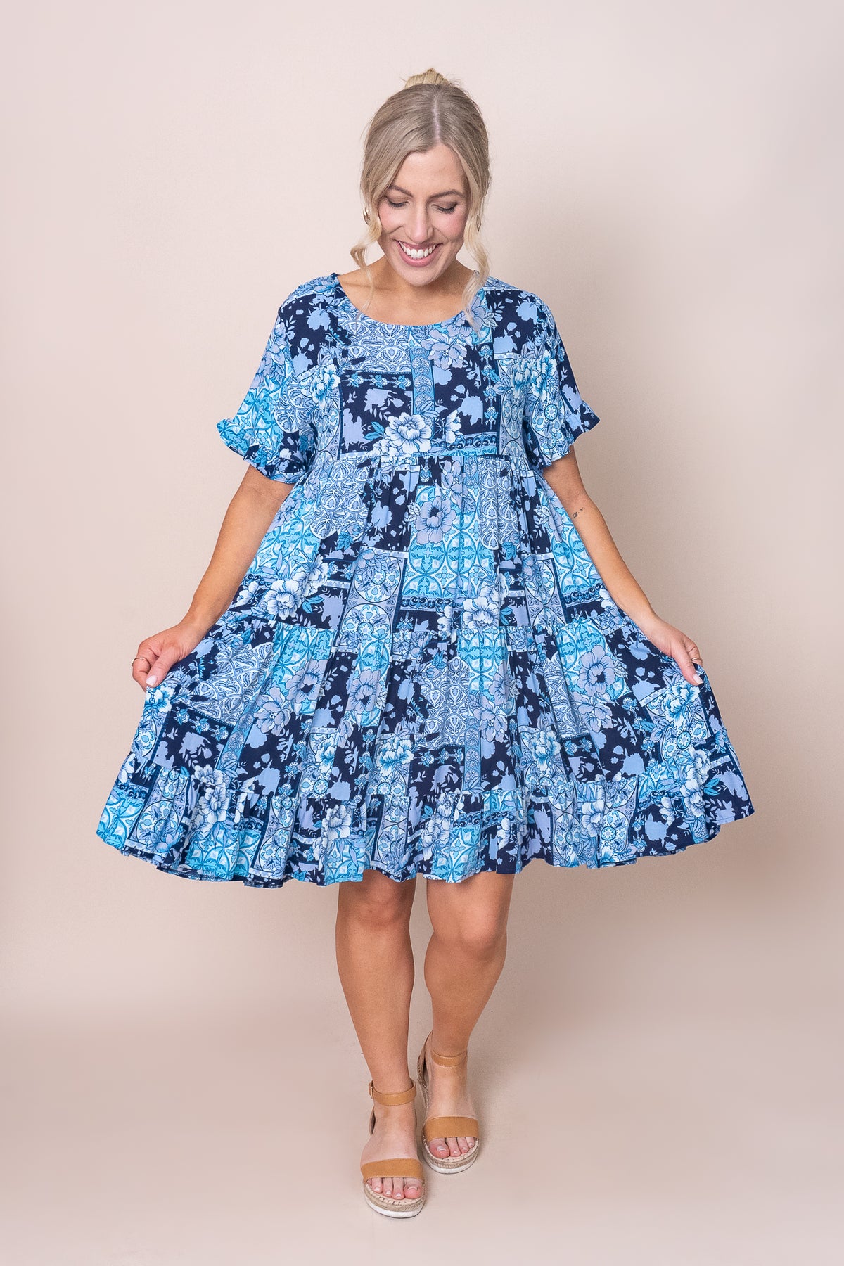 Jacy Dress in Blue