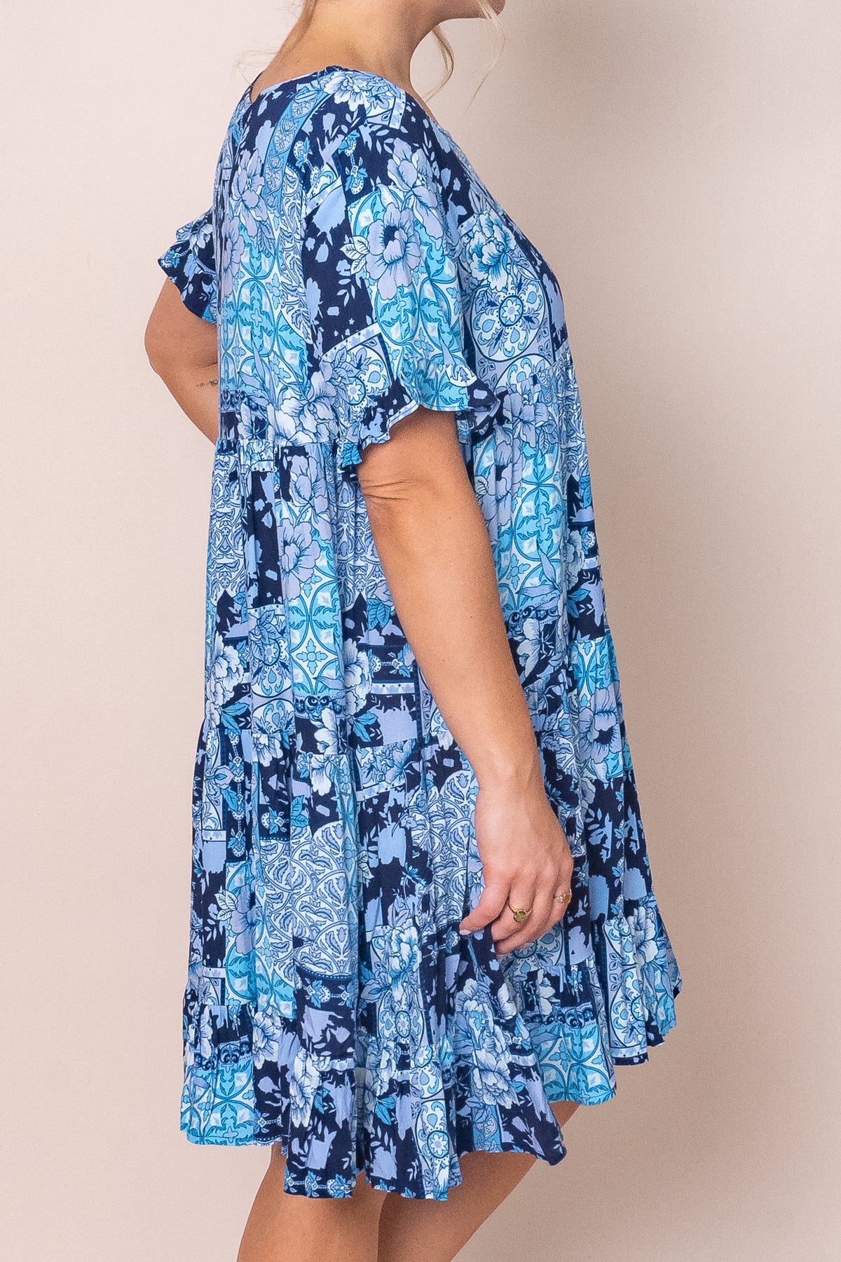 Jacy Dress in Blue